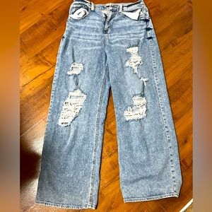 SO Good For Life super high rise, wide leg jeans size 11/30w in 90s style